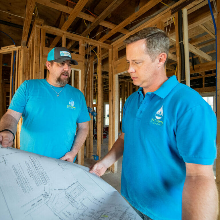 New Construction Plumbing Project - Intown Plumbing Offers Competitive Pricing and Expert Services for Residential and Commercial Contractors in the Dallas Area