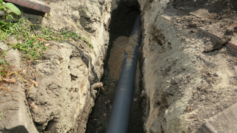 sewer installation - picture