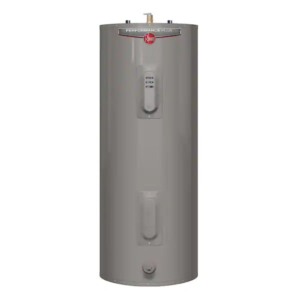 Rheem Performance Plus Water Heater - Another electric tank water heater model, featuring a slightly different design and capacity, offering more choices for homeowners.