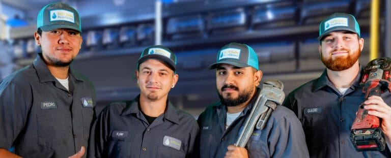 Intown Plumbing team of professional plumbers ready to handle common plumbing emergencies.